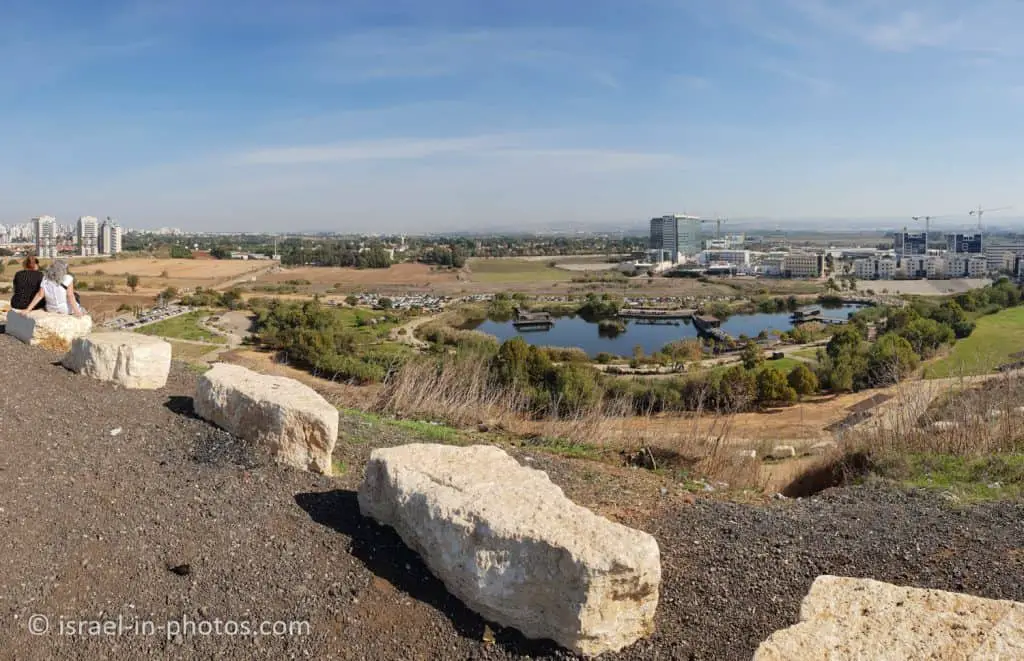Panorama of Hod HaSharon Ecological Park