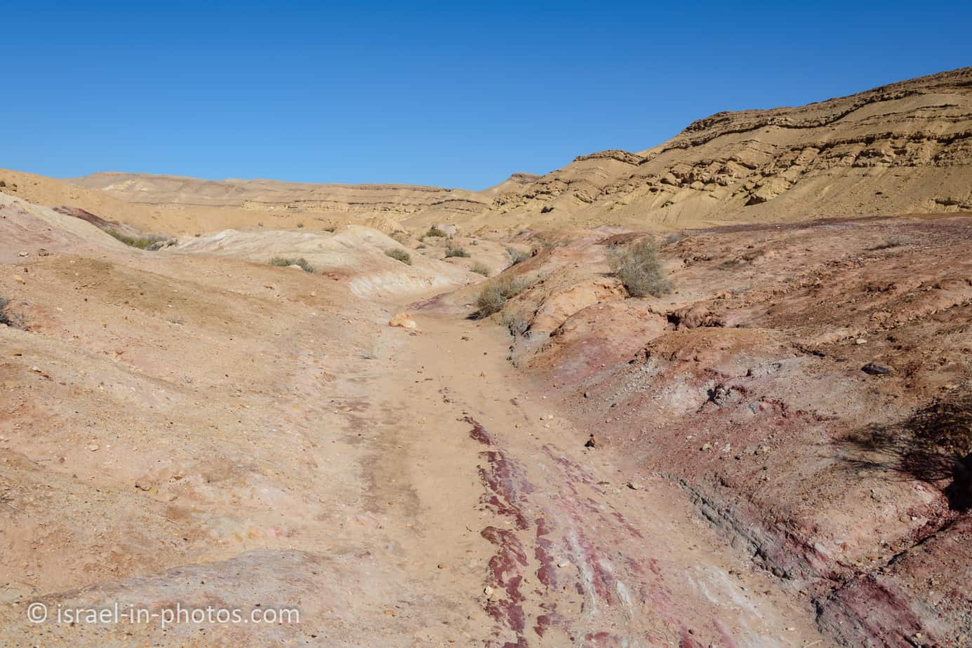 Colored Sands in Big Crater