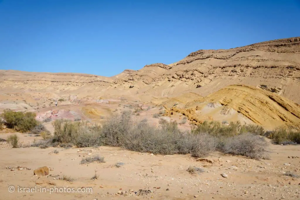 Colored Sands in HaMakhtesh HaGadol