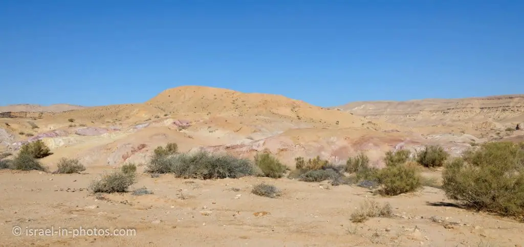 Colored Sands in the Big Crater