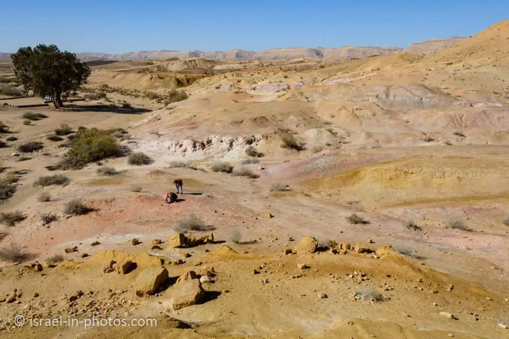 Colored Sands in HaMakhtesh HaGadol