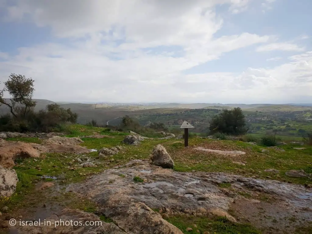 Judaean Mountains from Saflulim Hill