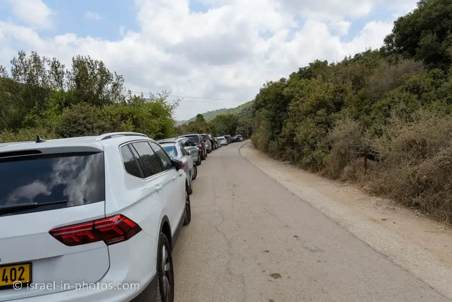Parking along the road