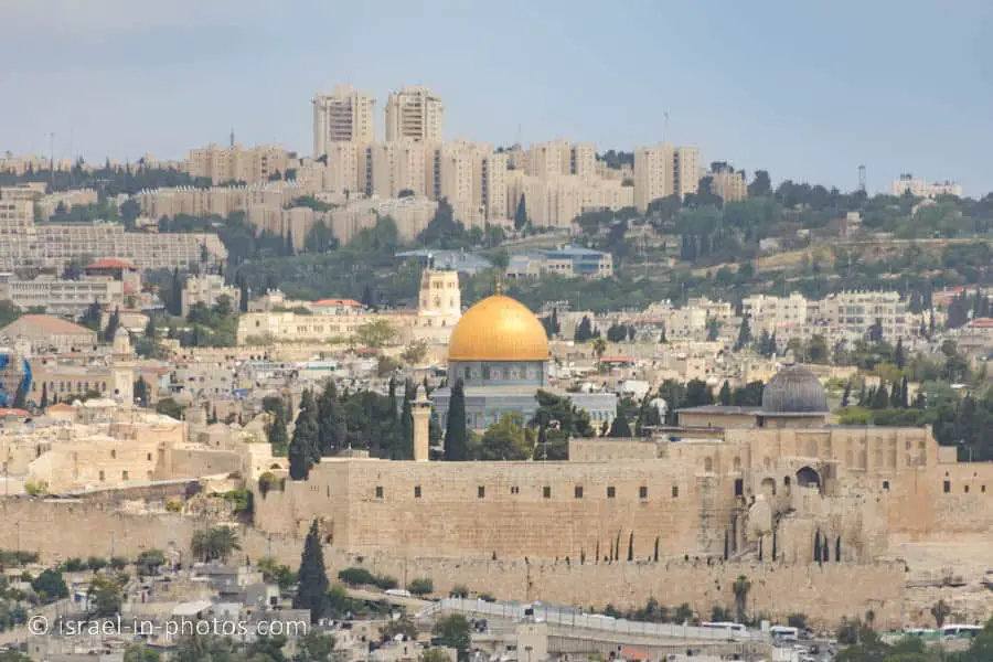 The Old City from Haas Promenade