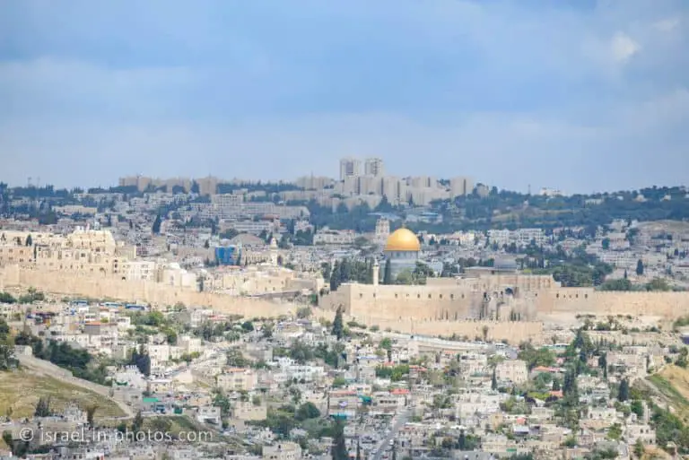 The Old City from Haas Promenade