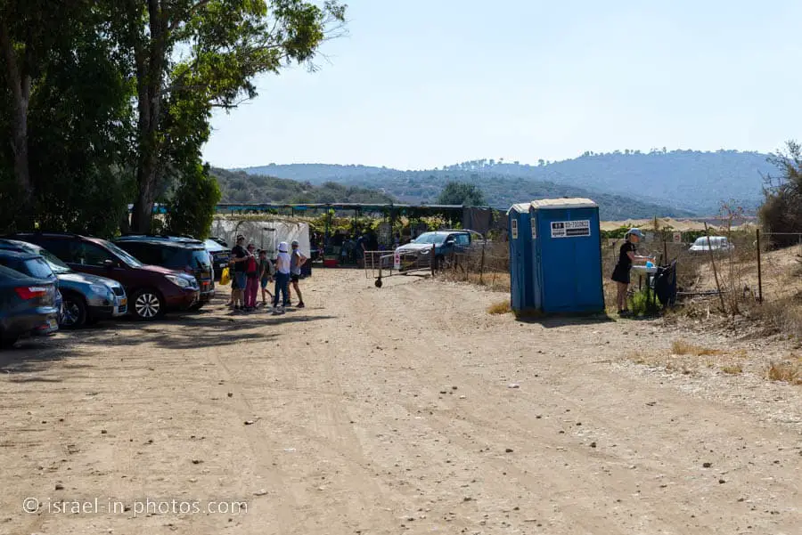 The parking lot at Tali Grapes