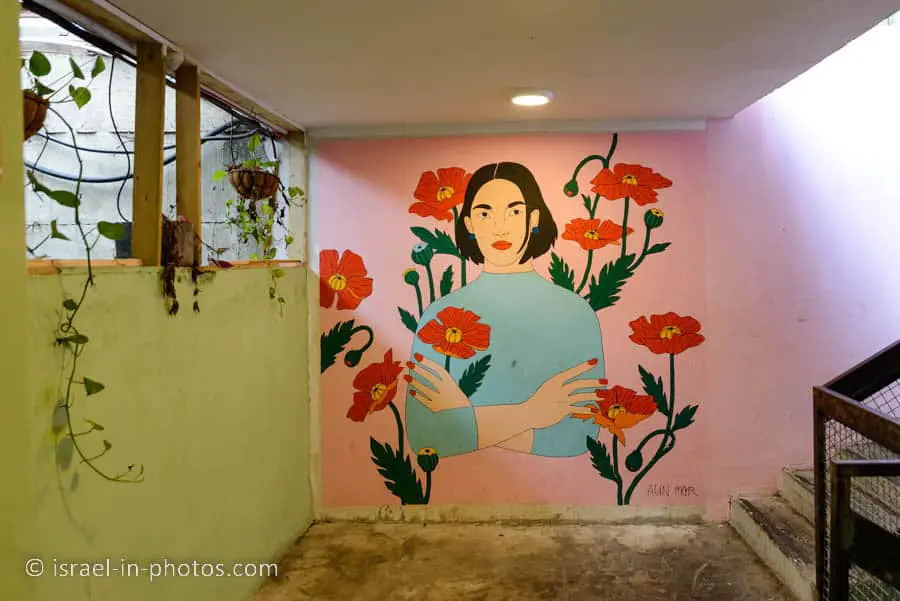 Graffiti on the stairs