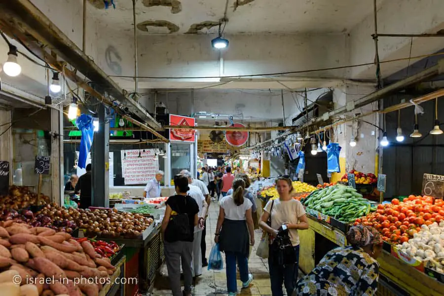Inside Talpiyot Market Historical Building