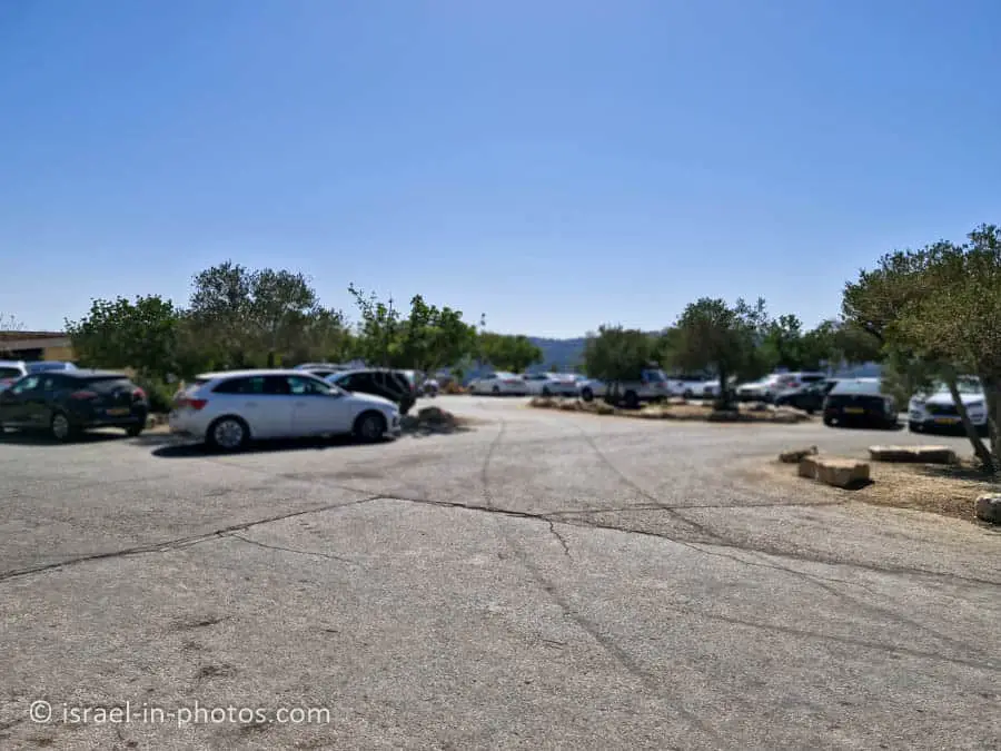 Upper parking lot