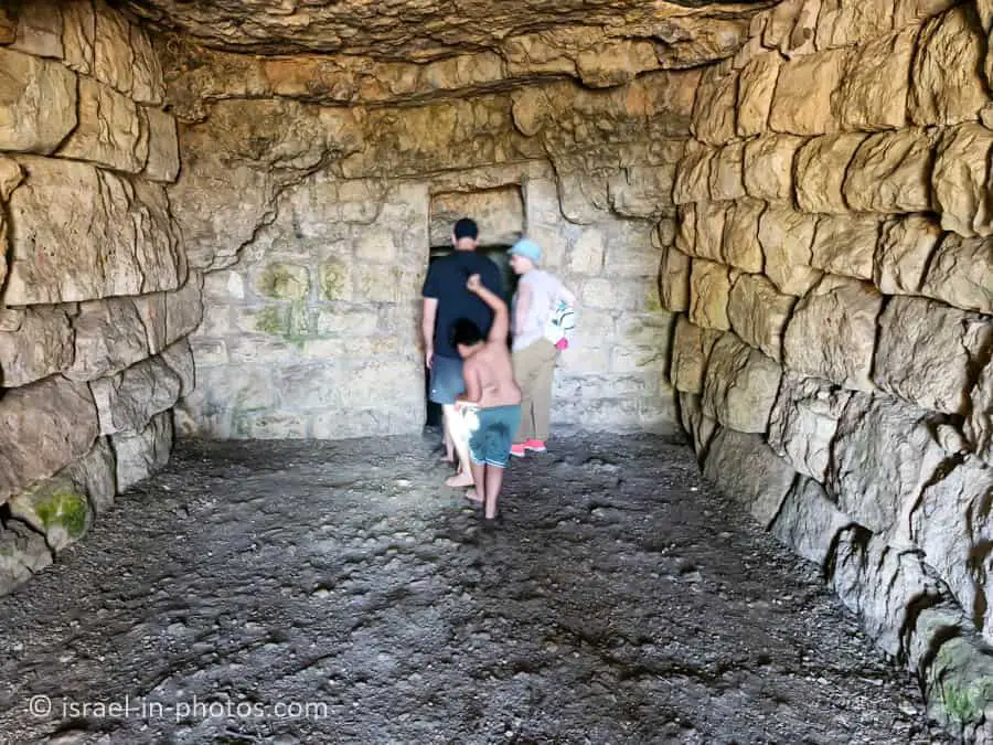 Rock-cut spring cave