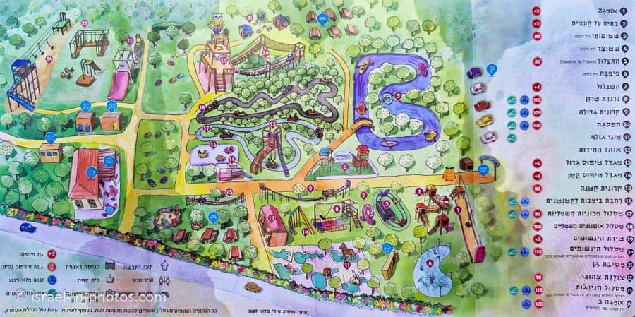 Map of Shvil Hatapuzim